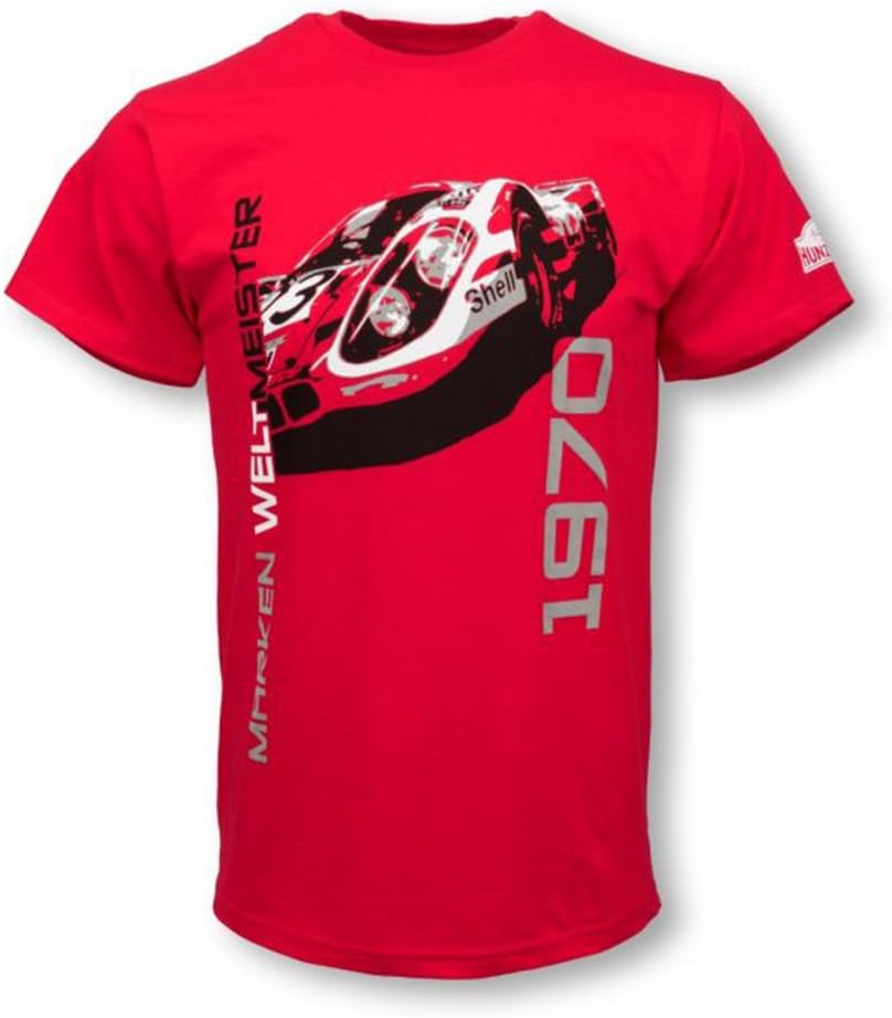 Nicolas Hunziker Porsche917K Le Mans 24 hours 1970 Victory Tee Shirt by Sizes S to XXL (XX-Large)