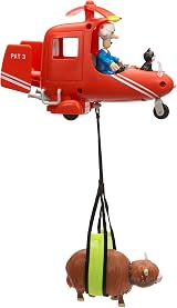 Character Postman Pat Deluxe SDS Helicopter Runaway Cow Vehicle Toy view 3