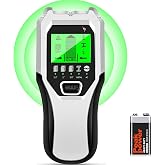 Stud Finder Wall Scanner 5 in 1 Multifunctional Upgraded Smart Wall Scanner, Stud Sensor Beam Detector with Battery for Wood Metal and AC Wire Detection, Comes with HD LCD Display and Audio Alarm