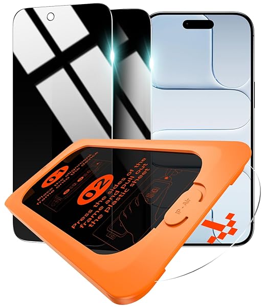 OMOTON PRIVACY SCREEN PROTECTOR FOR IPHONE AIR [ZERO...
