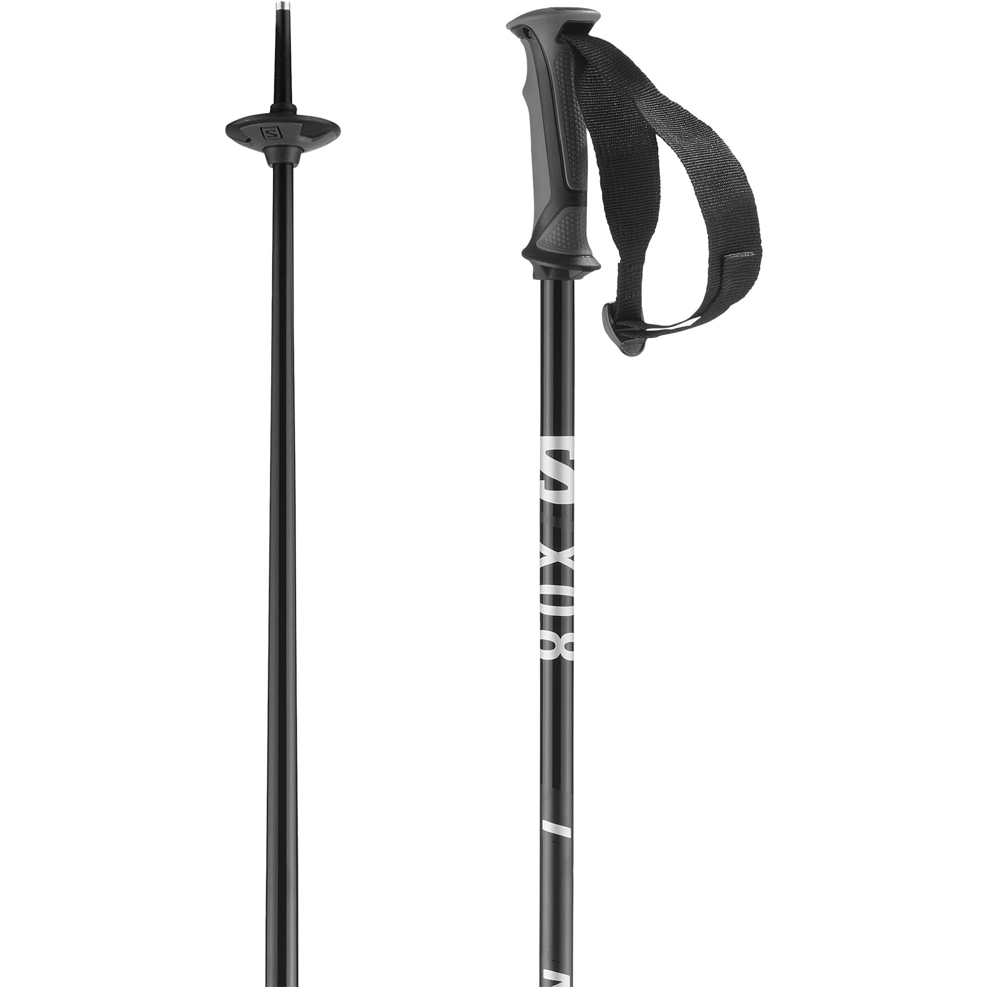 Salomon X 08 Unisex Poles Ski Hiking 135cm
