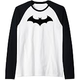 DC Comics Batman Logo New Raglan Baseball Tee
