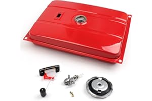 Areyourshop 7 Gallon Universal Secondary Fuel Tank Generator Petcock Filter Gauge Cap for Honda EC2500 EB5000X EB5000 EC6500, for Champion 41135 for Powerland 10000 for Predator 7000 8750 420cc