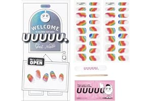 UUUUU. Mets Gel Nail | Stick on Half baked Gel nails | semi cured gel nail strips