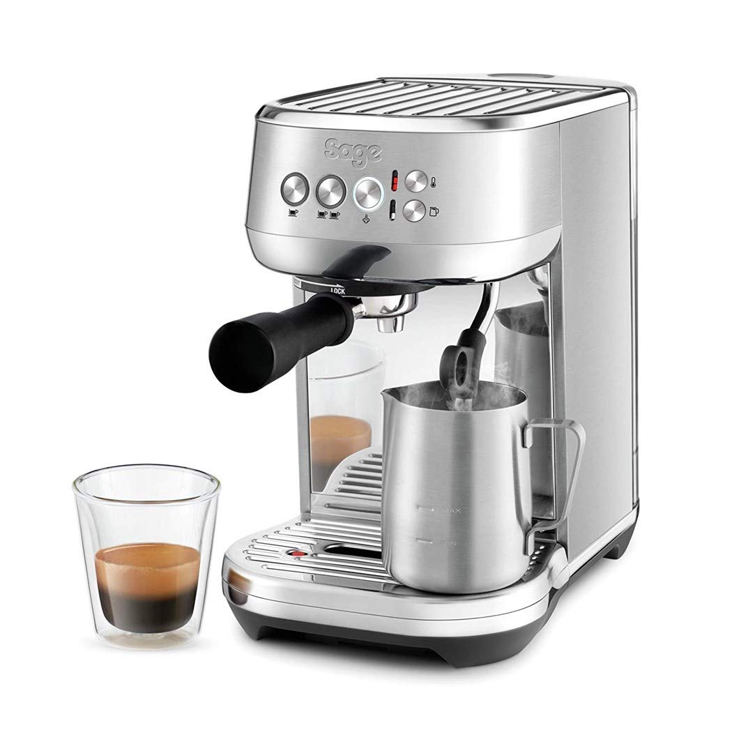 Sage Appliances Sage - The Bambino Plus - Machine À Café Compacte Avec Mousseur À Lait Automatique, Acier Inoxydable Brossé