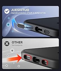 JUESHITUO for iPhone 16 Pro Max Case with 1X Screen