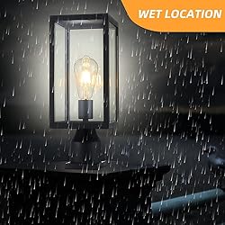 Windben Large 15 inch Outdoor Post Light,Lamp Post