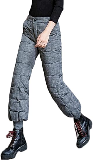 Amazon トナリ レディース 秋冬 中綿 厚手 防寒パンツ アウター ダウンパンツ ロングパンツ ハイウェスト スリムフィット 暖パン サルエルパンツ 綿入れ 防寒 保温 ファッション ロングパンツ 通販