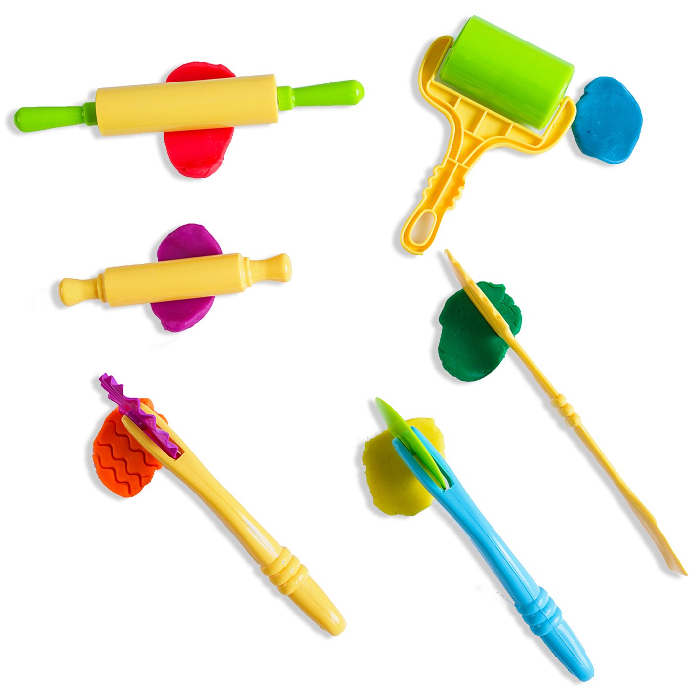 26 Pcs Smart Dough Tools Kit with Molds and Extruder Tools to use with