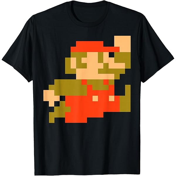 Amazon.com: Nintendo Super Mario Bowser 8-Bit Retro Graphic