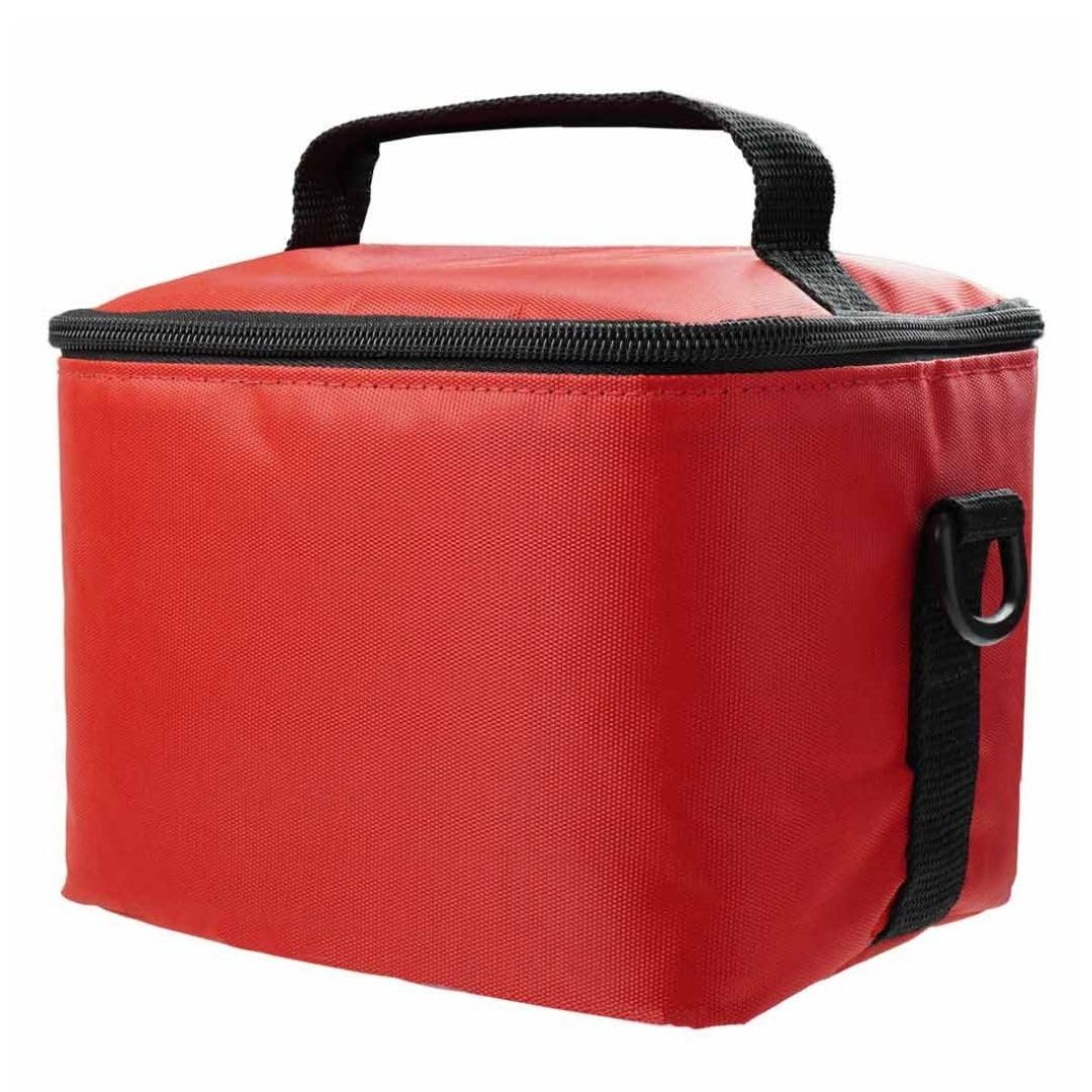 caseroxx Carrying Bag for Tonie and Tiger Box for Carrying Around The Neck with Unique red Design, Suitable for Children