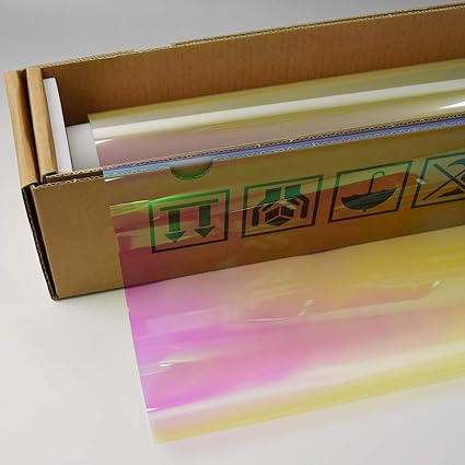 Amazon Co Jp Braintec カーフィルム Funny Ghost ファニーゴースト プリズム65 幅50cm 長さ30mロール箱売 多層マルチレイヤー プリズムフィルム65 Pr65 Funny Roll 車 バイク