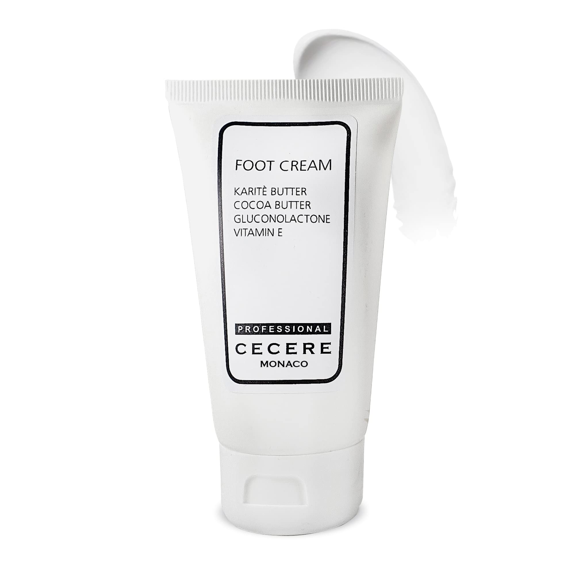 Cecere Laboratories-(75ml/2.5oz) Foot Cream for Cracked Heels and Dry Skin, Shea Butter Foot Cream for Very Dry Feet,Cracked Heel Repair Cream