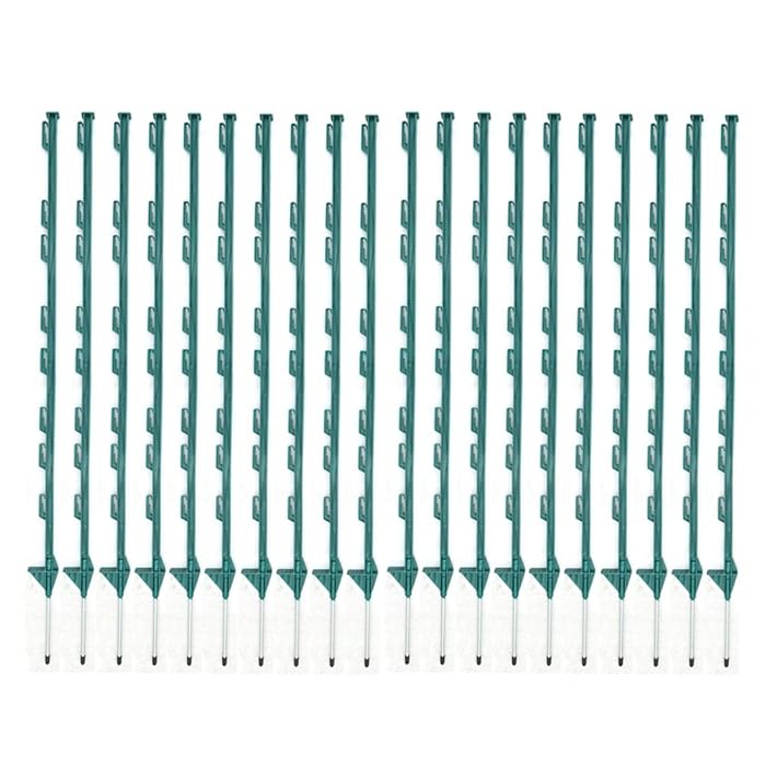 Buy DKIEI Fence Posts 4FT Electric Fencing post Green Garden Stakes