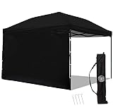 Punchau Pop Up Canopy Tent with Sidewall 10 x 10