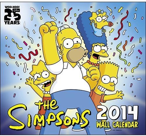 2014 The Simpsons Wall Calendar