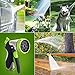 VicTsing Garden Hose Nozzle Spray Nozzle, Metal Water Nozzle with Heavy Duty 8 Adjustable Watering Patterns, Slip and Shock Resistant for Watering Plants, Cleaning, Car Wash and Showering Pets-Green