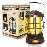 UniqueFire Retro Camping Lantern Rechargeable