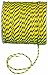 Mutual 14980 3-Strand Twisted Polypropylene Safety Rope, 1490 lbs Tensile Strength, 600' Length x 1/4