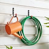 Dekton 2 PC 12 MM General Purpose Hooks Ladder Bicycle Tool Hose Wood Hanger view 6