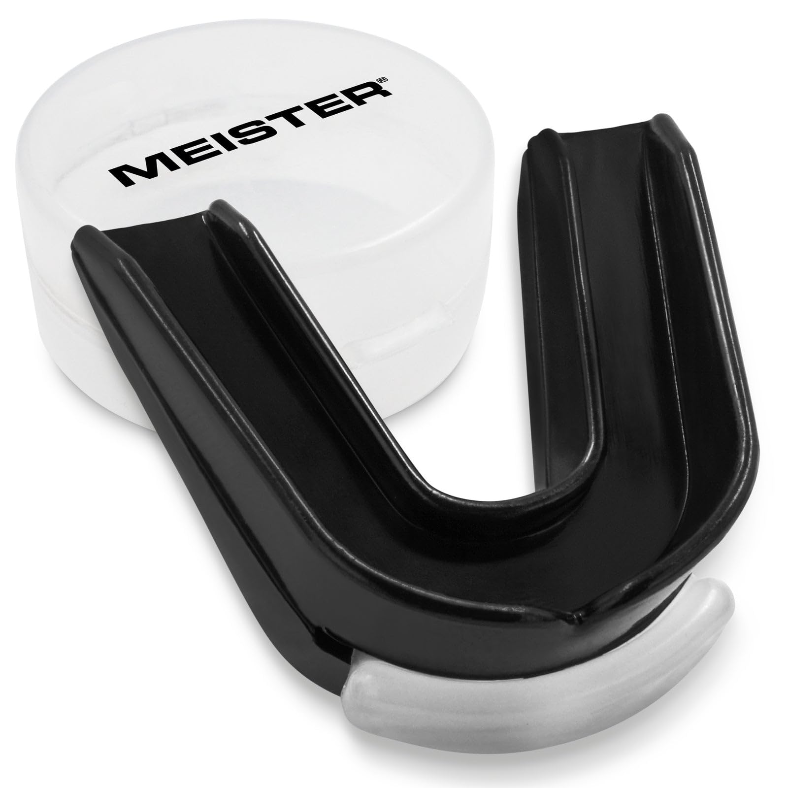 Meister MMA Moldable Double Mouth Guard w/Case - Black