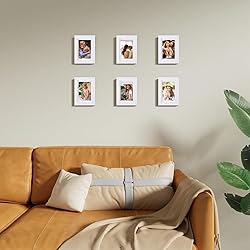 Vittanly 4x6 Picture Frames for Wall Set of