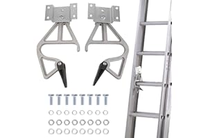Extension Ladder Locks,Aluminum Rung Lock Kit Extension Ladder Accessories for 28-11 Ladder Parts with Screw Compatible with 