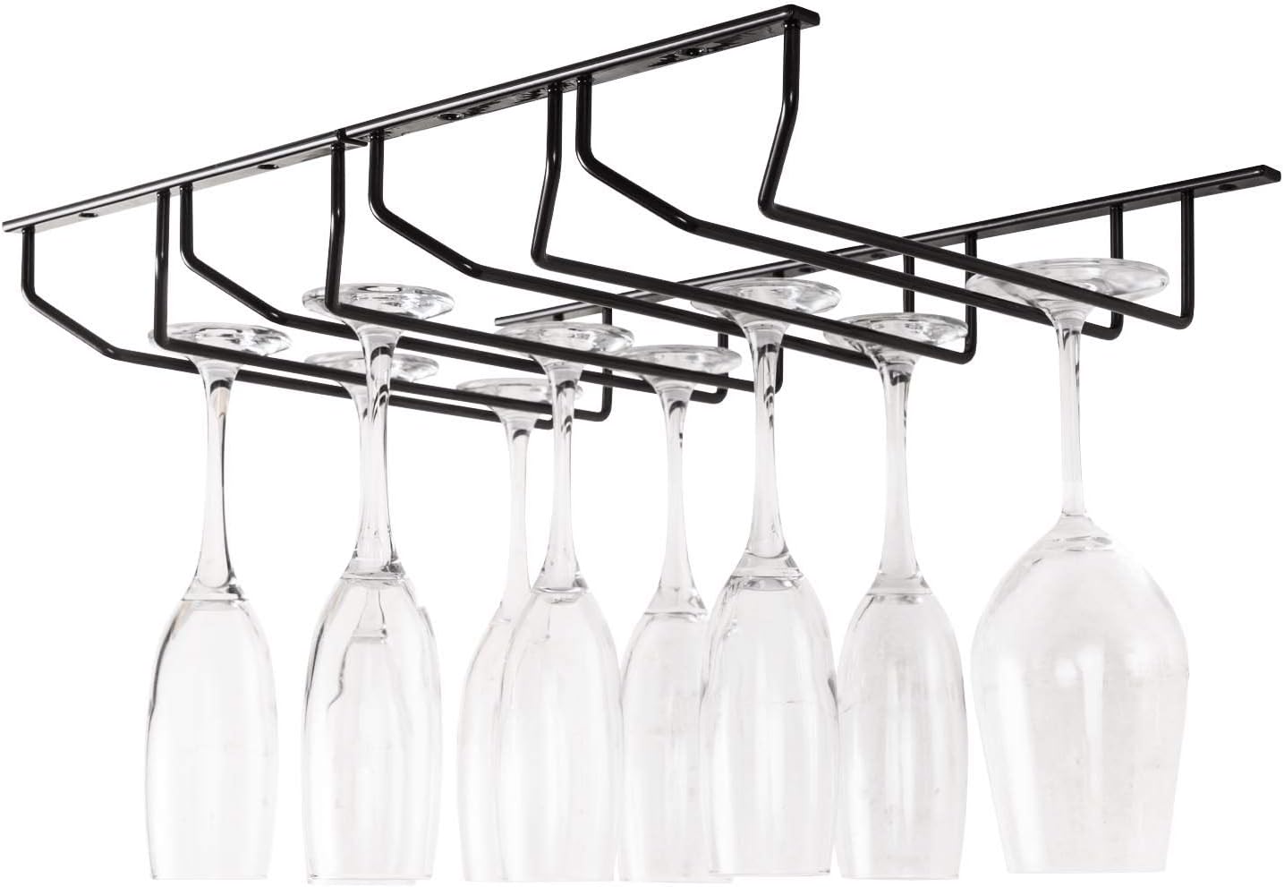 Best Wine Glass Rack Under Cabinet Single Row