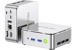 GMKtec Mini PC Computer, AMD Ryzen 5 3500U (Beats N150), 16GB+1TB 2.5GbE NIC LAN Desktop Office Home Business HTPC Proxmox, T