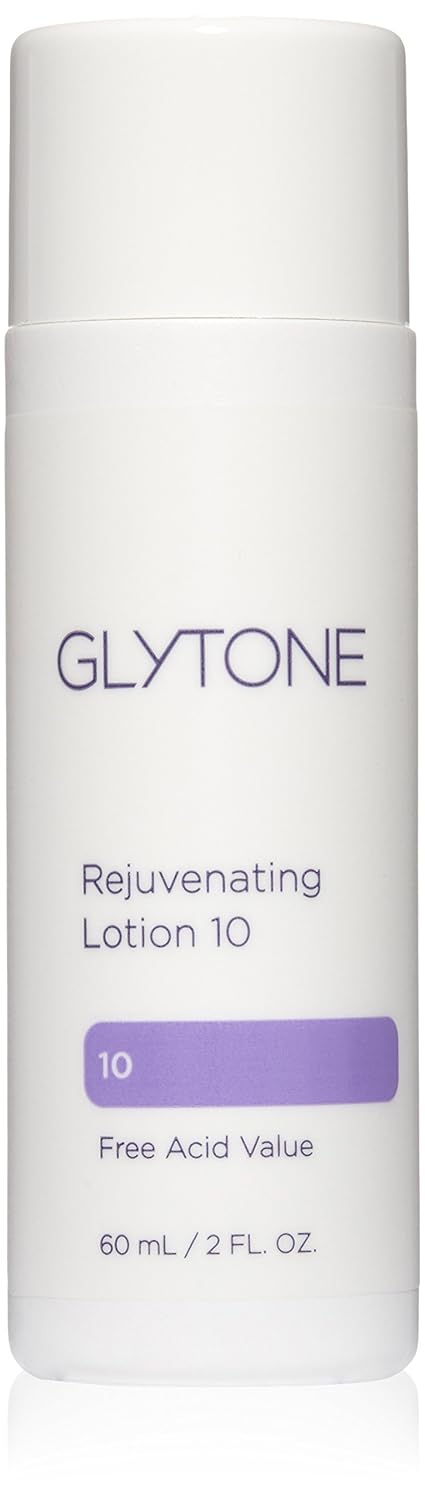 Glytone Rejuvenating Lotion with 10 Free Acid Value Glycolic Acid, Lightweight Face Moisturizer, Exfoliator, Normal to Oily Skin, 1.7 oz.