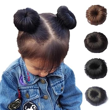 Amazon Com Yuye Xthriv Kids Girls Hair Bun Extension Wig