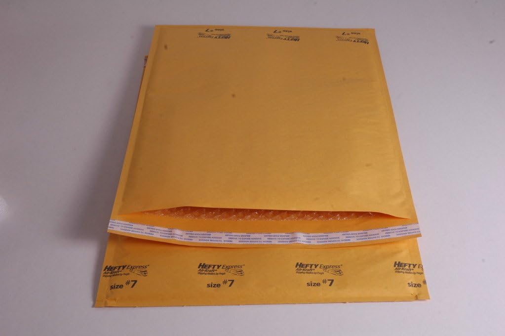 7 Bubble Mailers 14.25" X 20" Kraft (50 case