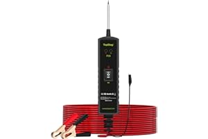 Topdiag P55 Electrical Tools Circuit Tester Component Activation Continuity Test Trailer Light Tester Jumper Lead Function 12V-24V Short Circuit Located Overload Protected