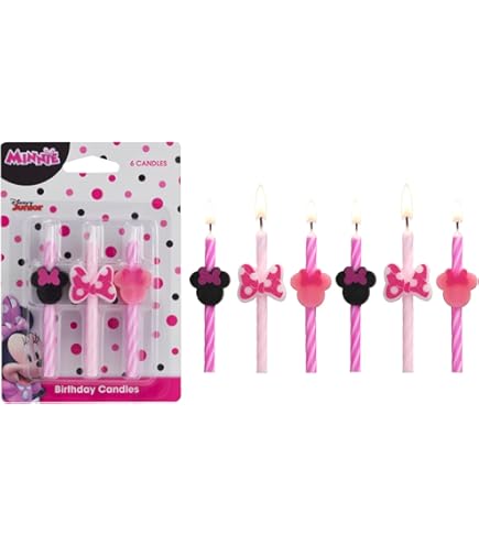Amazon.com: Minnie Mouse Forever Pink Birthday Candle - 4