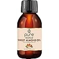 Pure World Almond Oil 100% Pure and Undiluted 100ml Premium Italian Quality Almond oil – Aromatherapy, Message, Skin, Nails, Body and Face, Vegan