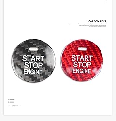 Engine Push Start Stop Button Cover Trim for Mazda