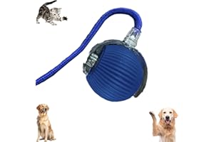 AUTRETY 2025 New Electric Dog Ball Toy,360° Smart Automatic Interactive Rolling Ball, Smart Pet Toy,Interactive Dog Toys,Gift for Kids（Blue）