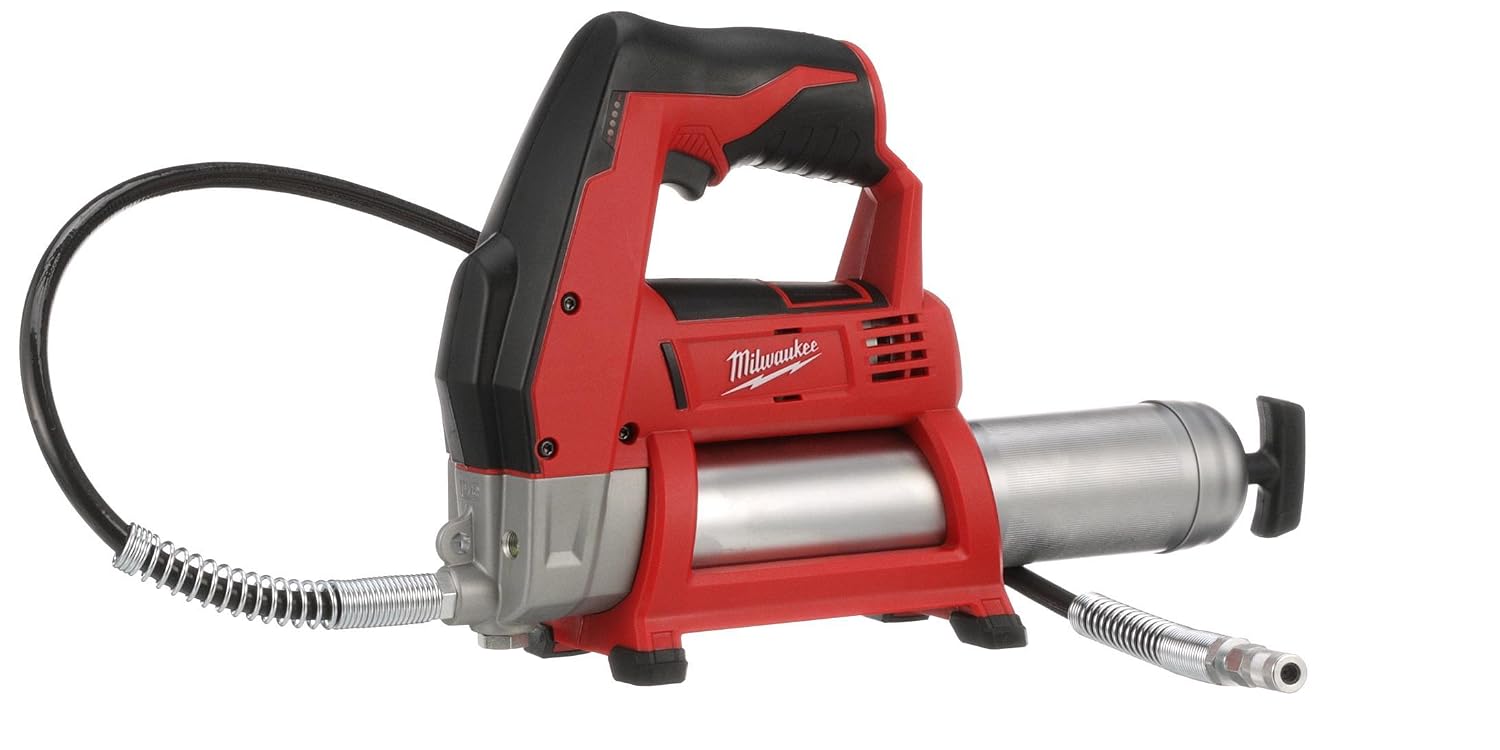Milwaukee Bare-Tool Milwaukee 2446-20 M12 - Pistola de grasa inalámbrica de  12 voltios (solo herramienta, sin batería) : Automotriz - Amazon.com