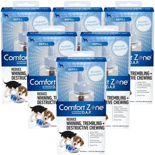 Central Life Sciences 6-Pack Comfort Zone Refill with Dog Appeasing Pheromone, 288ml