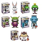 Pop! Movies: Space Jam Bugs, Marvin, Swackhammer, M3, Taz Vinyl Figures! Set of 5