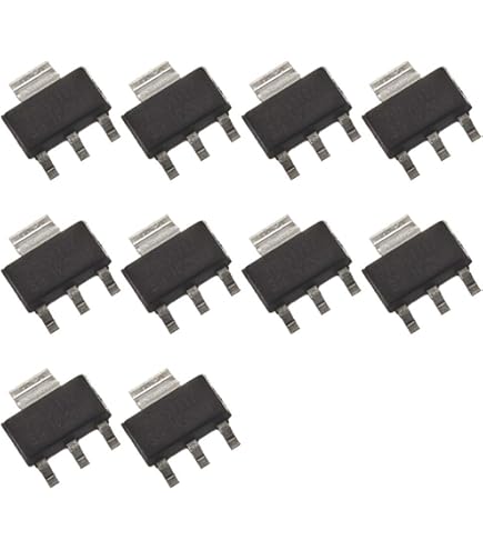 Regolatore Di Tensione AMS1117-3.3 (10 Pezzi) LM1117-3.3 1A SOT-223 - Venditore USA, Componenti Elettronici
