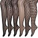 Searchself Fishnet Stockings Lace Nylons Pantyhose Tights (Pack of 6)