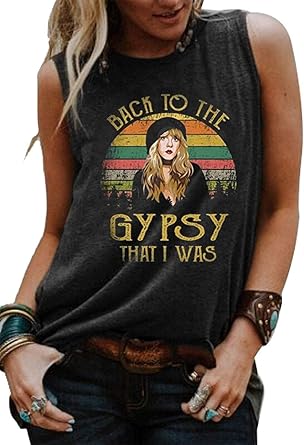 Back to The Gypsy That I was Tank Tops 