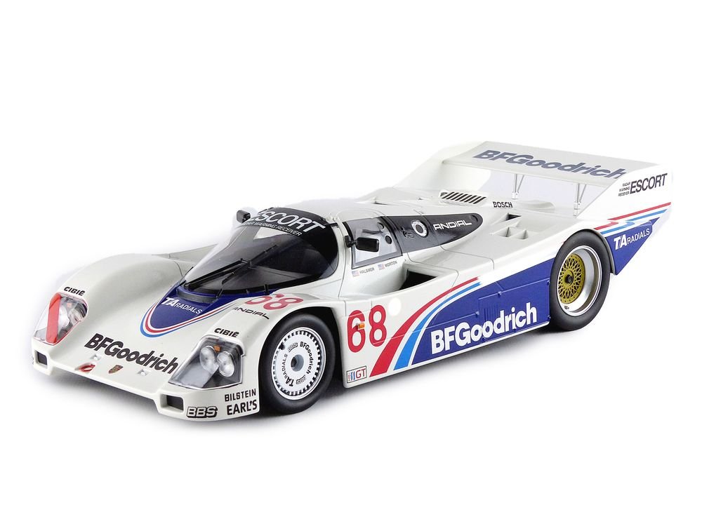 Norev – 187401 600 KMS Riverside 1985 – Echelle 1: 18 Porsche 962 °C – Blue/White