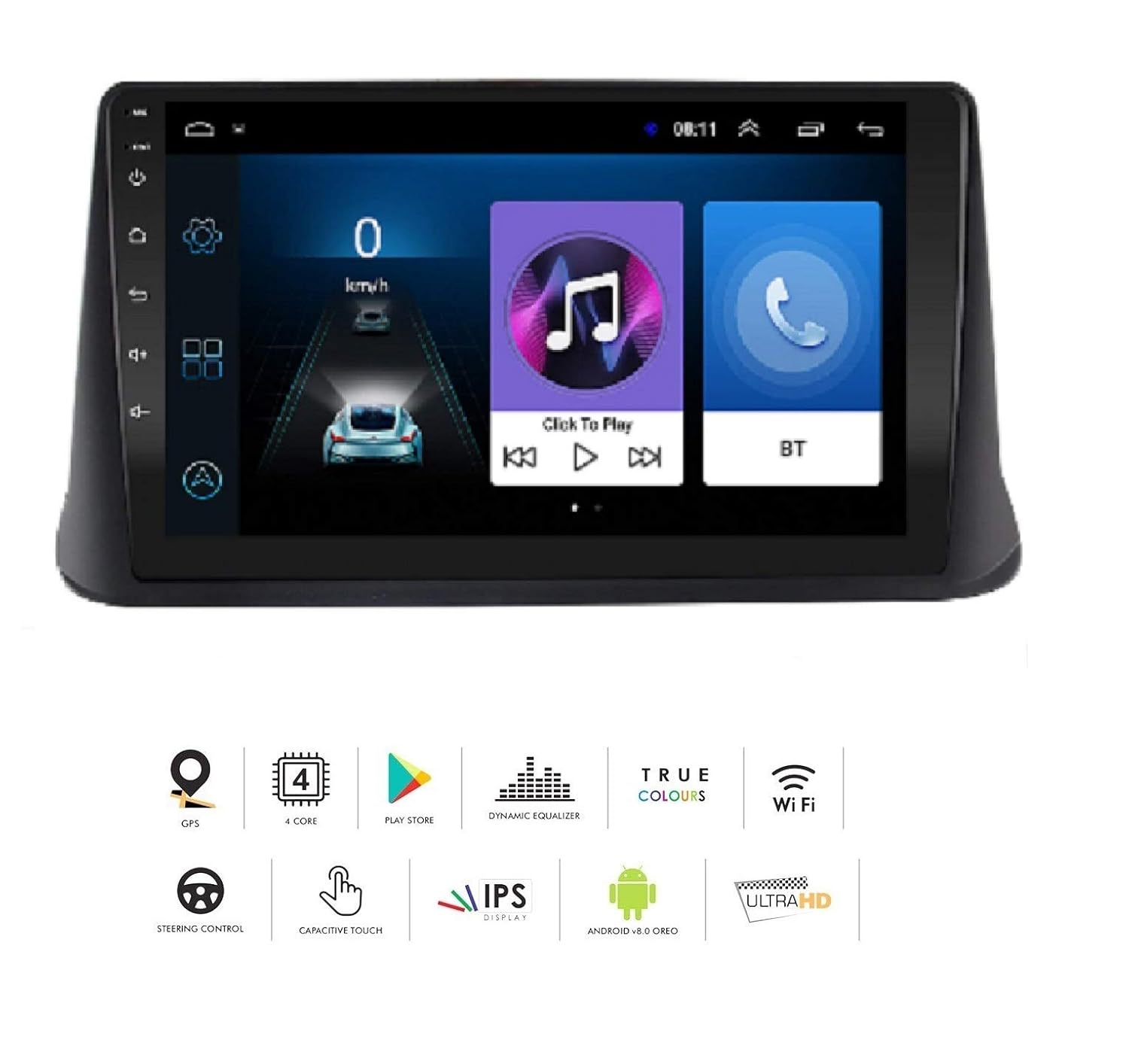 tata nexon touch screen music system price