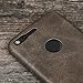 Google Pixel Case,X-Level [Vintage Series] PU Leather Luxury Back Cover for Google Pixel(Pixel 5.0 Inch-DarkCoffee)