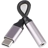 VAKS USB C Male to 3.5mm Female Headphone Jack Adapter,Type C to Aux Audio Cable Cord Compatible with Google Pixel 6 Pro/5/4/