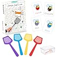 1step2dream Spanish Sight Words Game | 108 Fly Words with 4 Fly Swatters | Swat Educational Learning Games for Classroom,Kids