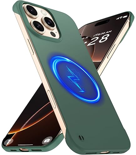 TECH CIRCLE Magnetic Ultra Thin Frosted Designed For IPhone 12 Pro Max Frameless Case, Slim