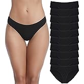 SIMIYA 7/10 Pack Cotton Underwear for Women Stretch Hipster Underwear Panties Breathable Soft Bikini Underwear